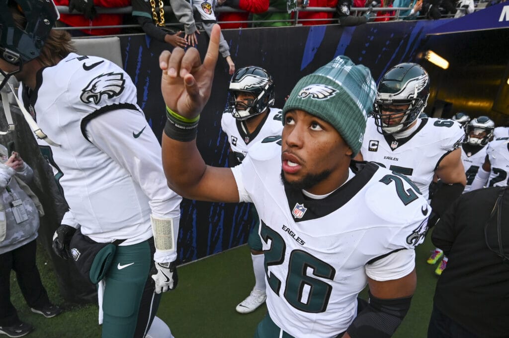 How Eagles RB Saquon Barkley continued his MVP bid in front of Ravens’ candidates — and why Nick Sirianni thinks Jalen Hurts should be in the conversation, too