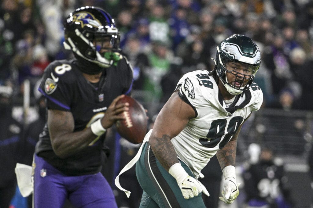 Fran’s film review: Saquon Barkley, Jalen Carter, Vic Fangio at their best in Eagles’ win over Ravens