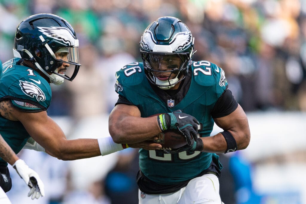 Saquon Barkley studied the Eagles’ record books and made history. The NFL records are next