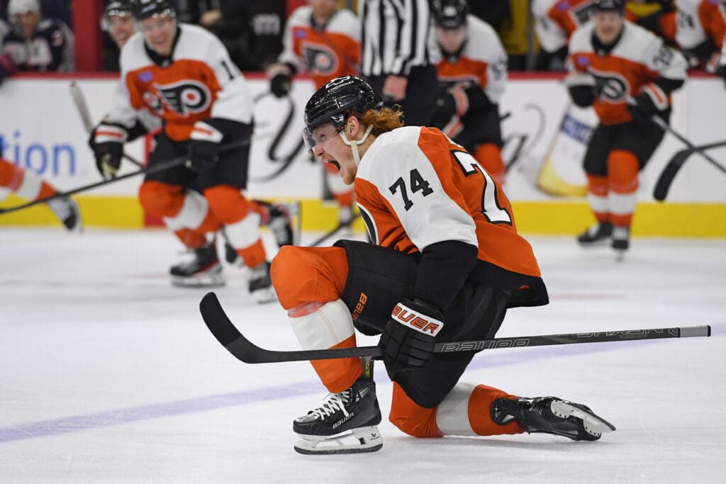 Owen Tippett the hero as Flyers somehow pull off dramatic third period comeback(s) over Blue Jackets