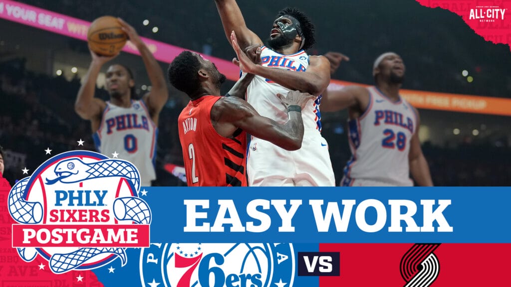 PHLY Sixers Podcast: Postgame: Joel Embiid dominates, Sixers cruise to win over Blazers