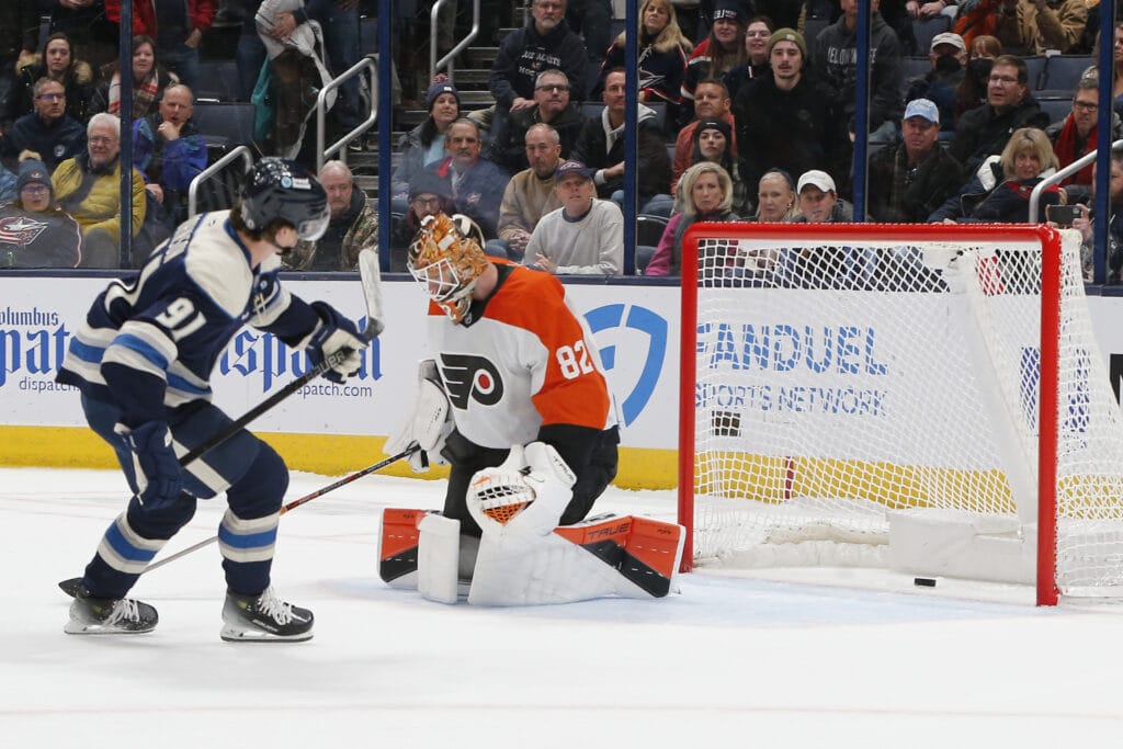 10 observations: Fedotov impresses but Flyers can’t seal the deal late versus Columbus