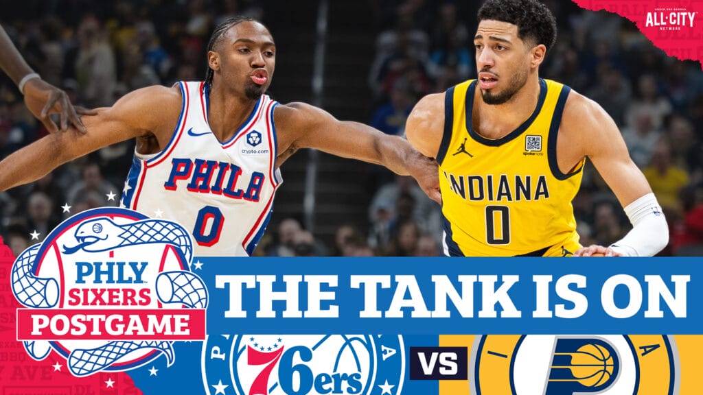 PHLY Sixers Podcast: Tyrese Maxey, Sixers give great effort vs Pacers, suffer 5th straight loss | Postgame