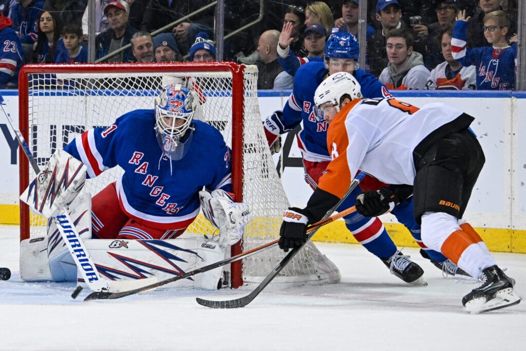 10 observations: Shesterkin shines as Flyers come up small in New York