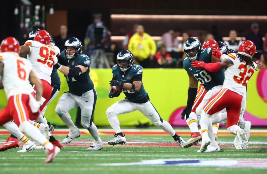 Bowen: How good are the Eagles? Chiefs bottled up Saquon Barkley, got bum-rushed out of Super Bowl LIX anyway