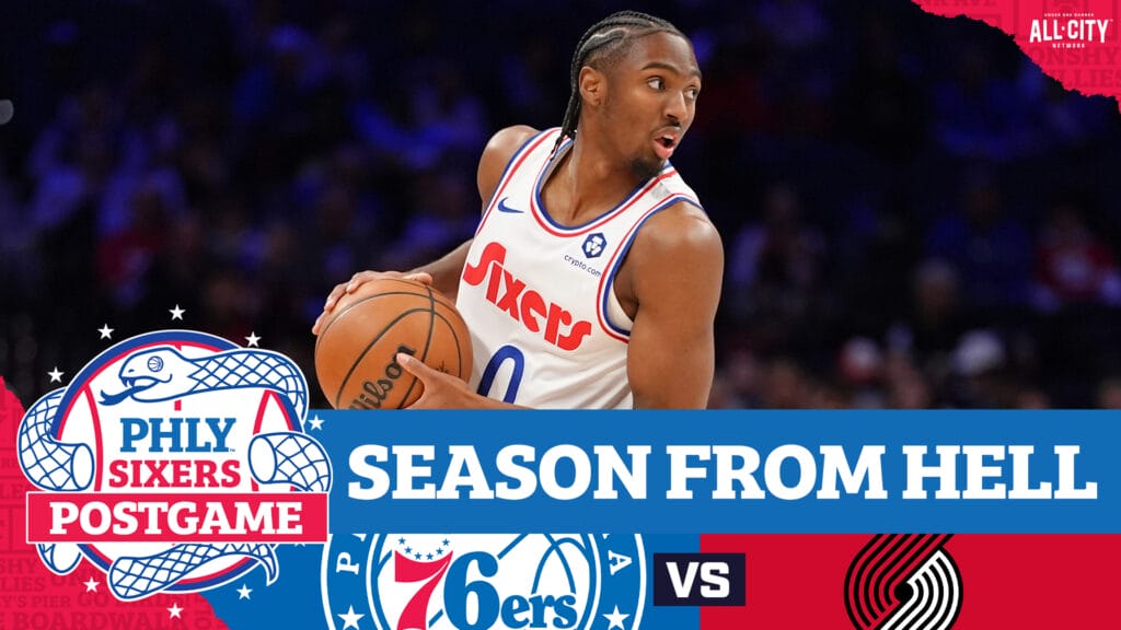 PHLY Sixers Podcast: Postgame: Tyrese Maxey injures back in 3rd quarter, does not return in loss to Blazers