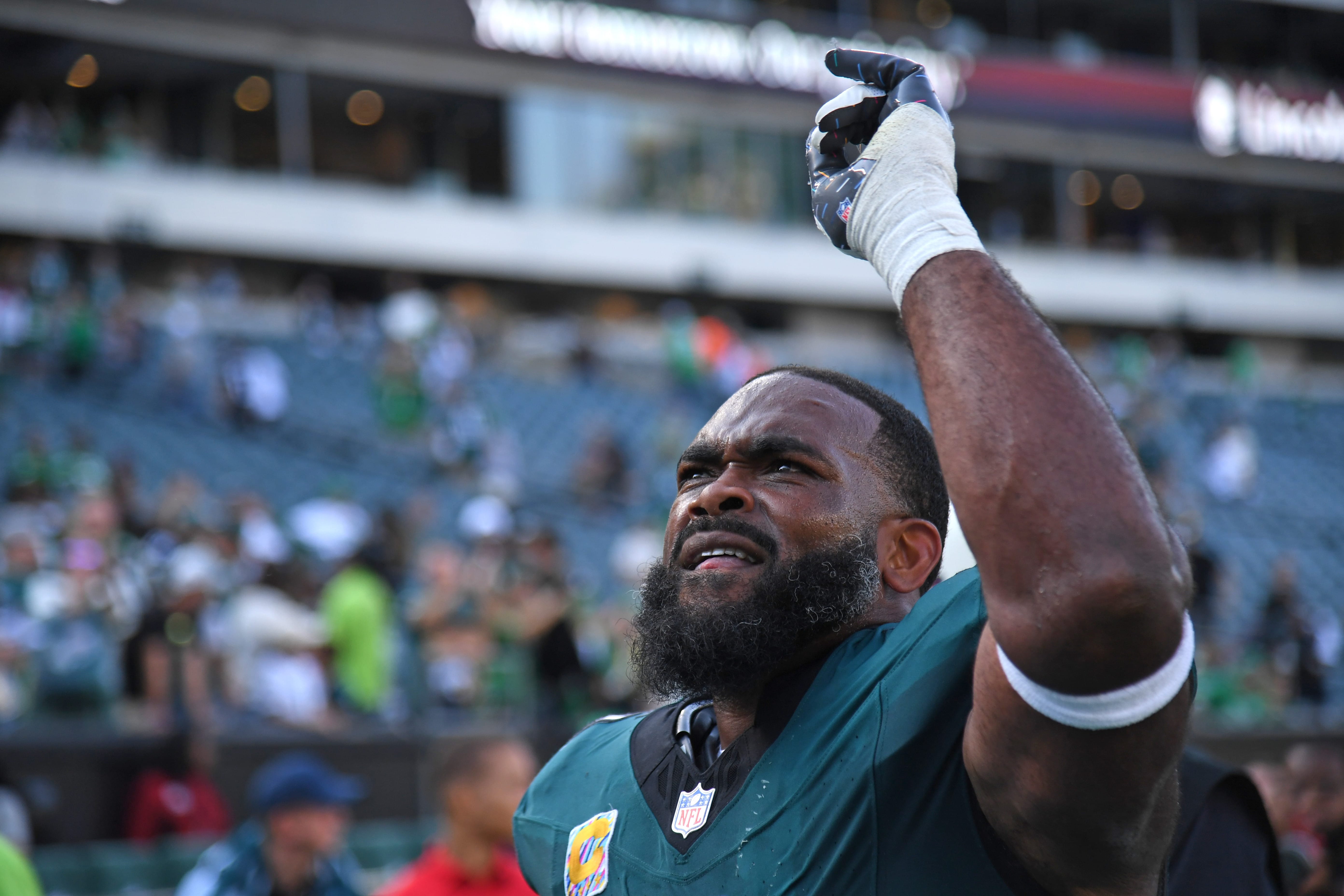 Brandon Graham saying farewell.