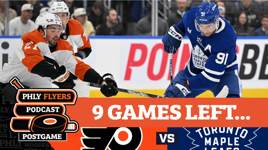 Nylander, Tavares light up scoreboard, Flyers have 9 games left | PHLY Flyers Postgame