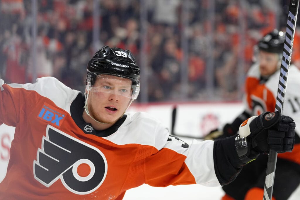 Flyers forward Matvei Michkov
