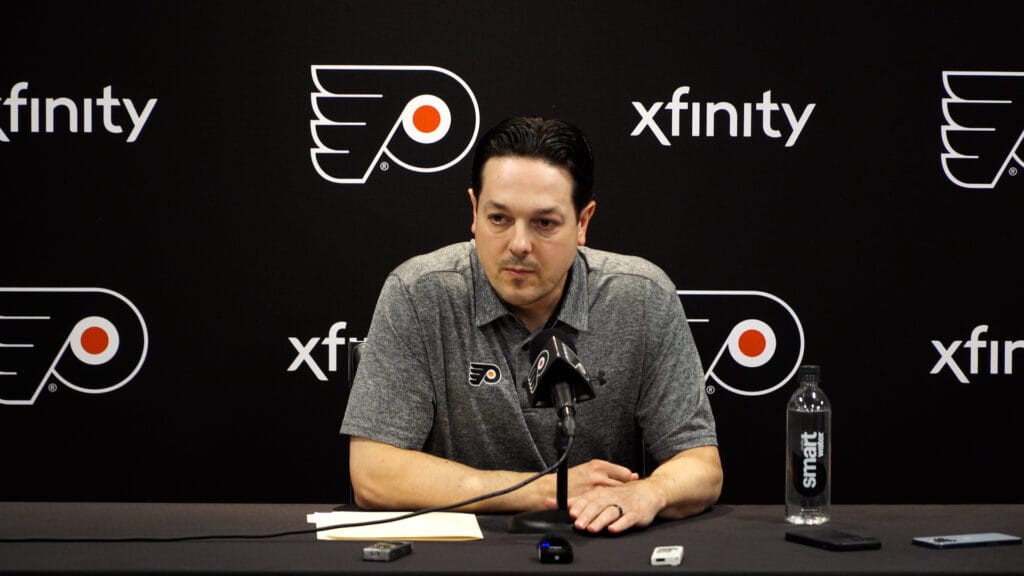 Sitting down with Flyers GM Daniel Briere: Where the rebuild stands, the Quinn Hughes pursuit, Matvei Michkov’s usage, and Trevor Zegras’ position