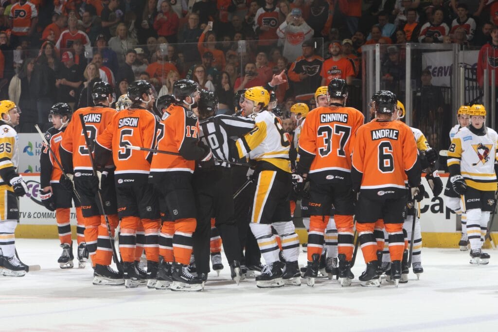 Phantoms gut out 3-2 win to sweep series against Penguins