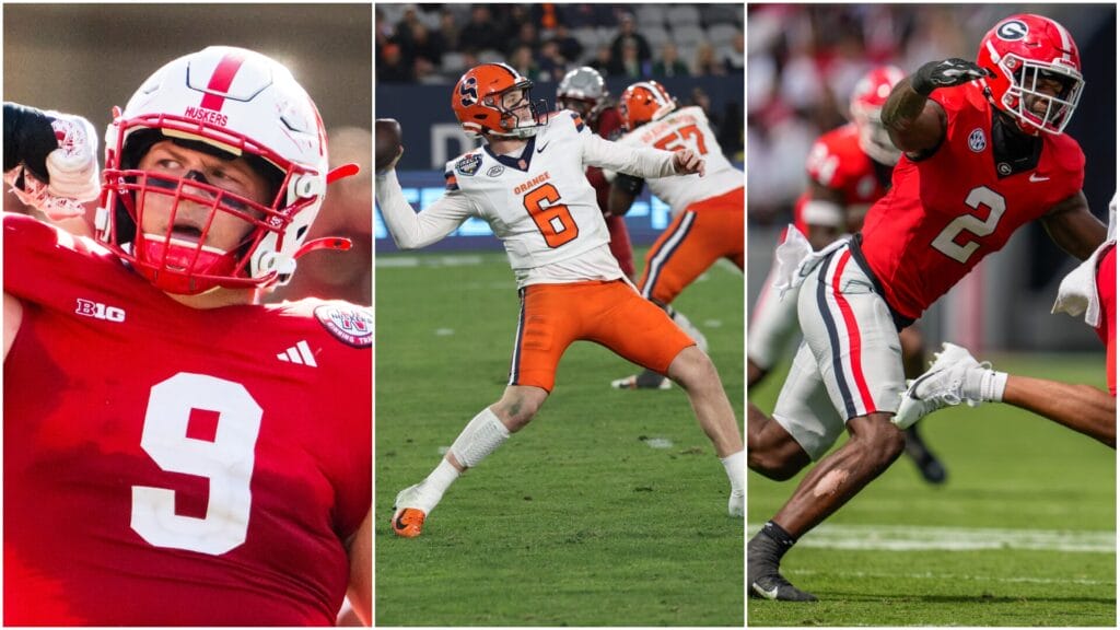 Ty Robinson Kyle McCord Smael Mondon Eagles NFL Draft