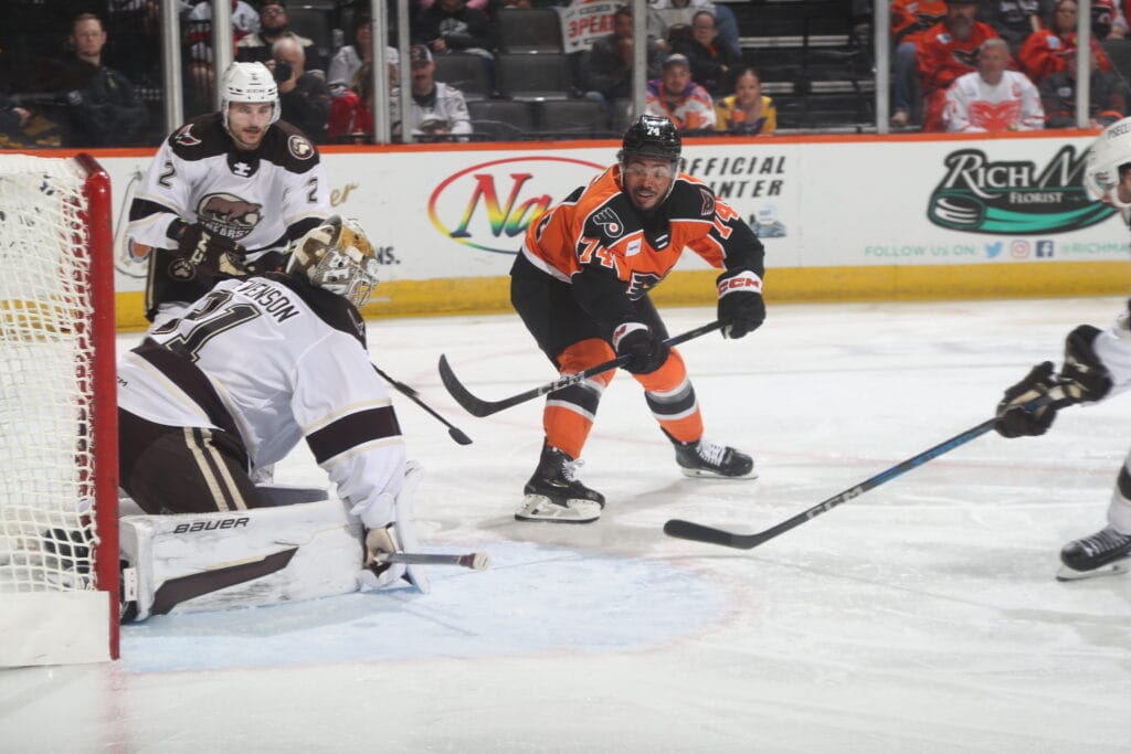 Phantoms drop Game 4 to Bears 6-4, face elimination on Sunday