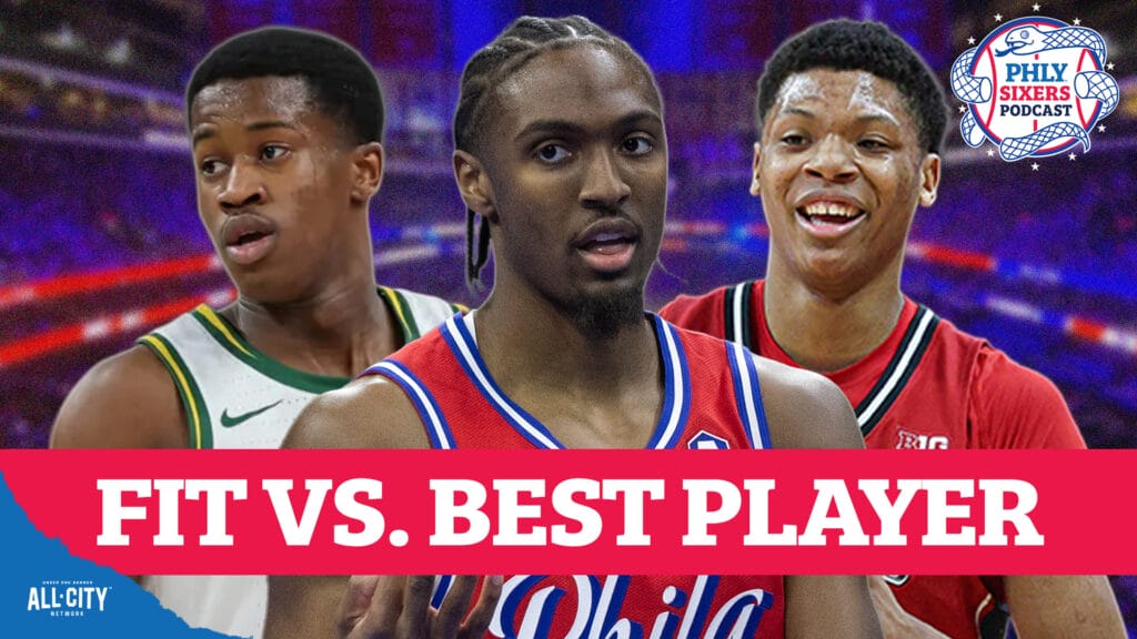 PHLY Sixers Podcast: How much should fit with Tyrese Maxey, Jared McCain matter at pick No. 3?