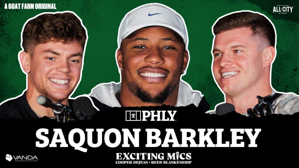 Saquon Barkley Joins Cooper DeJean & Reed Blankenship on Ep. 2 of Exciting Mics!
