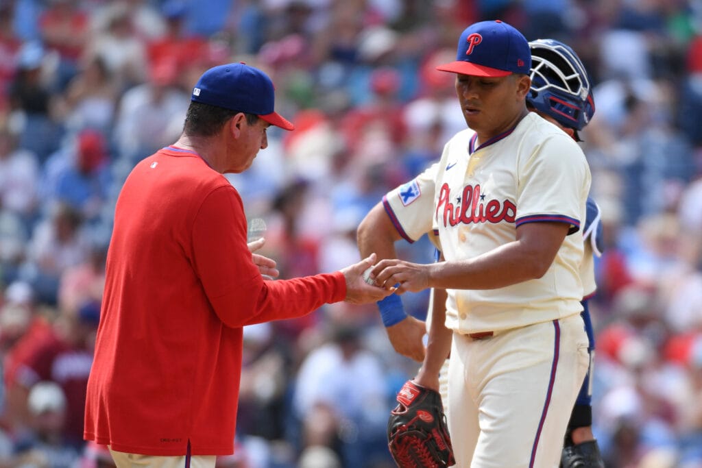 Salisbury: Phillies starting pitchers struggle in third straight series loss. Team is under .500 since June 1