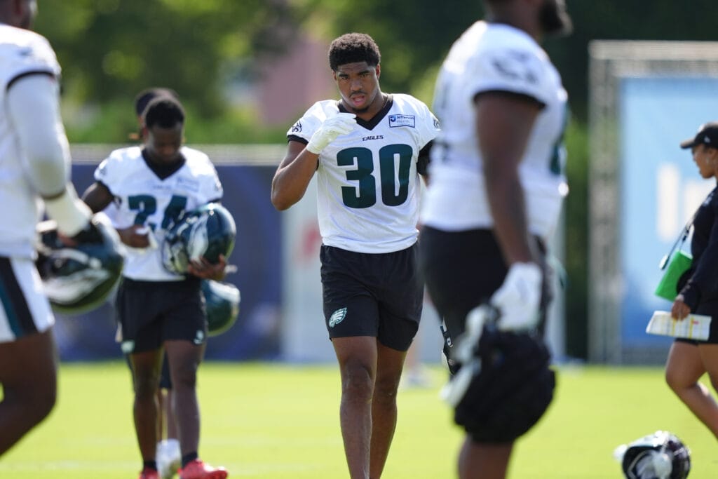 Eagles training camp report, Day 1: Jihaad Campbell practices, Cooper DeJean at safety