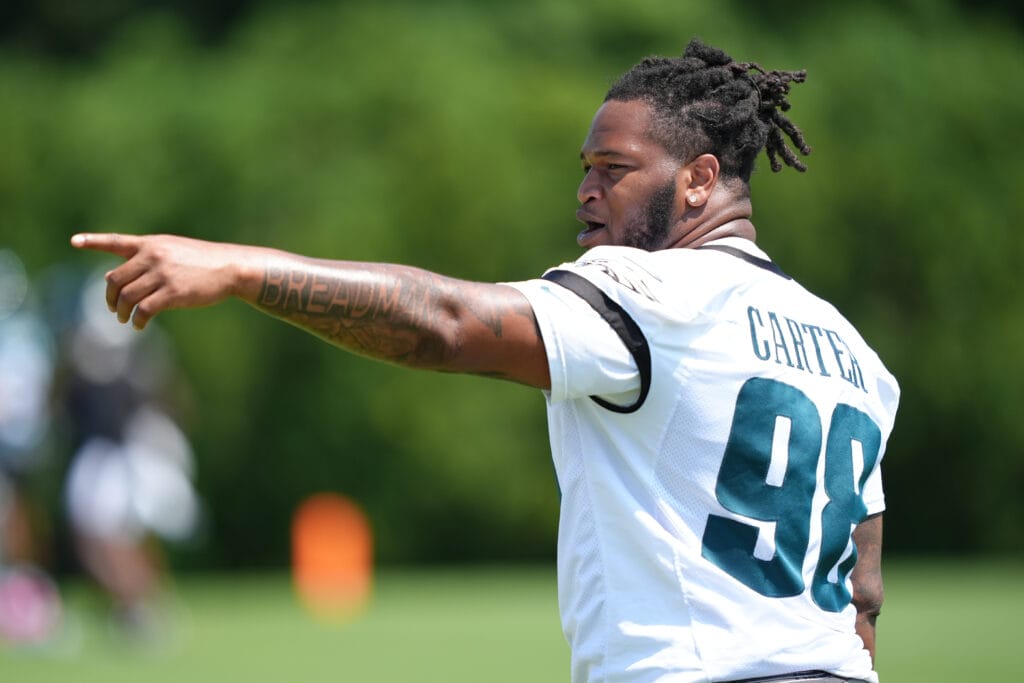 Eagles training camp report, Day 6: Jihaad Campbell remains a hit, Jalen Carter progresses
