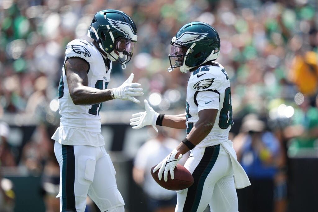 Drew Mukuba, Ainias Smith score TDs and the 10 things you need to know about the Eagles’ second preseason game
