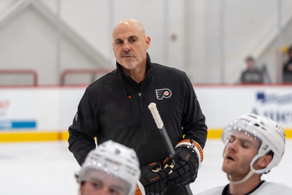 Skate test days dead and gone as Rick Tocchet puts Day 1 stamp on Flyers training camp