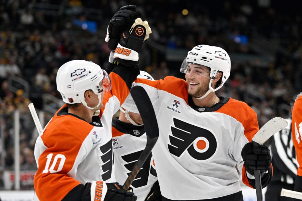 Five observations: Abols stakes his claim for Flyers roster spot, Foerster & Vladar shine, Luchanko makes progress