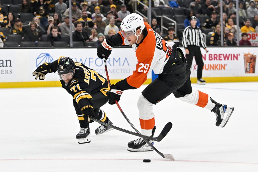 Instant reactions: Nikita Grebenkin’s effort goes to waste in blowout loss to Bruins