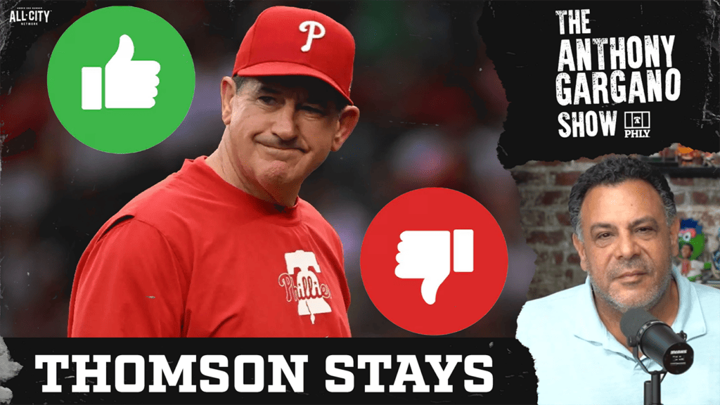 The Anthony Gargano Show | Rob Thomson Stays as Phillies Manager | Can Eagles Bounce Back vs Vikings? | Flyers CRUSH Panthers