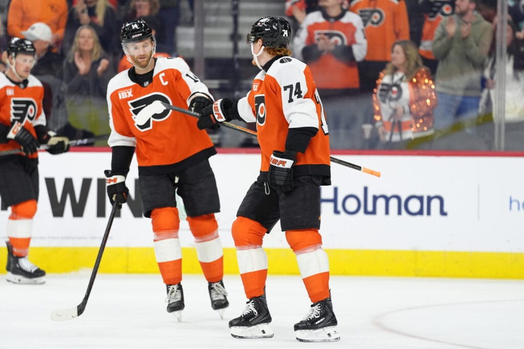 10 observations: Owen Tippett continues to shine, Dan Vladar emerging as preferred netminder as Flyers cruise to win over Kraken