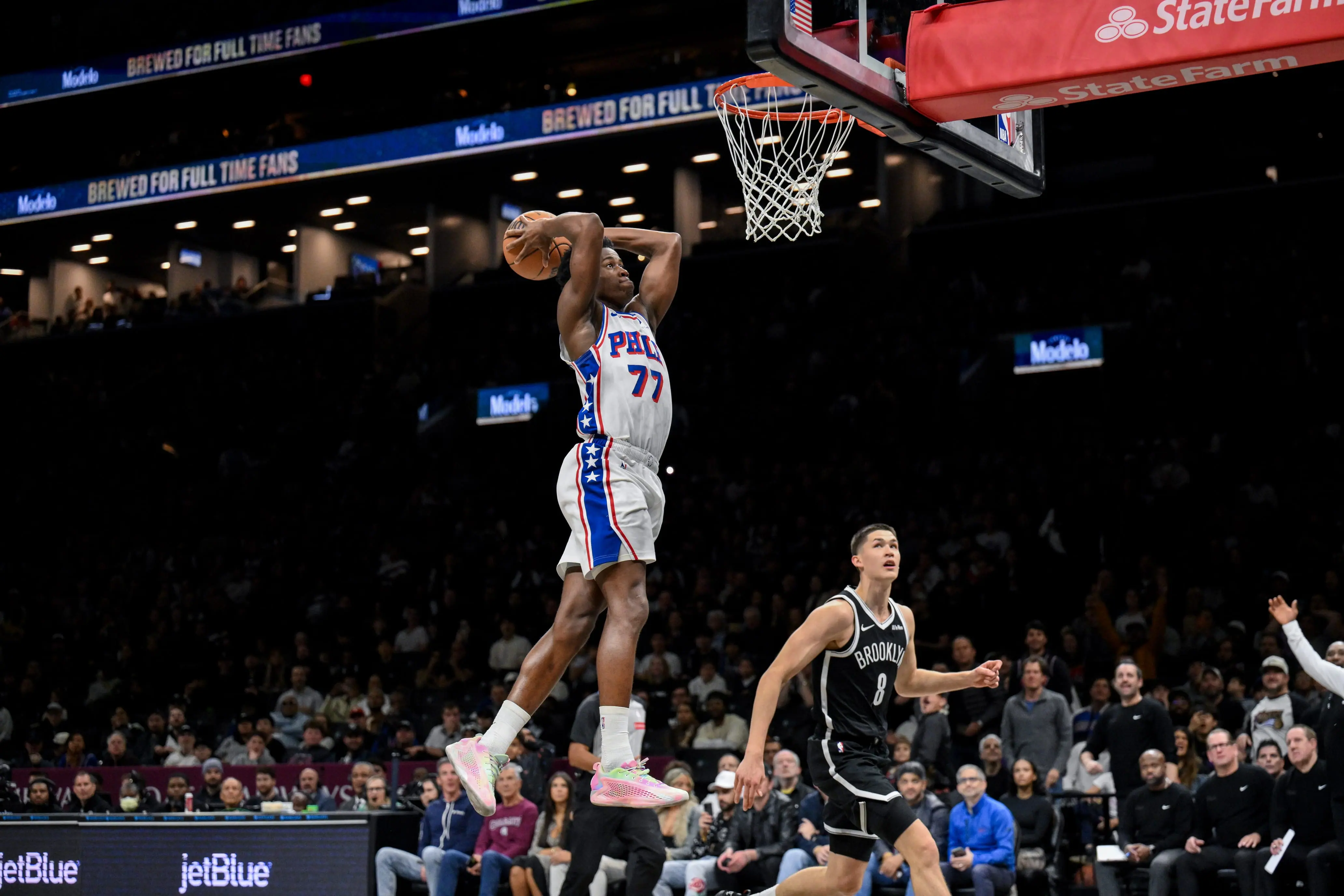 Instant observations: Sixers blow out Nets behind big Kelly Oubre