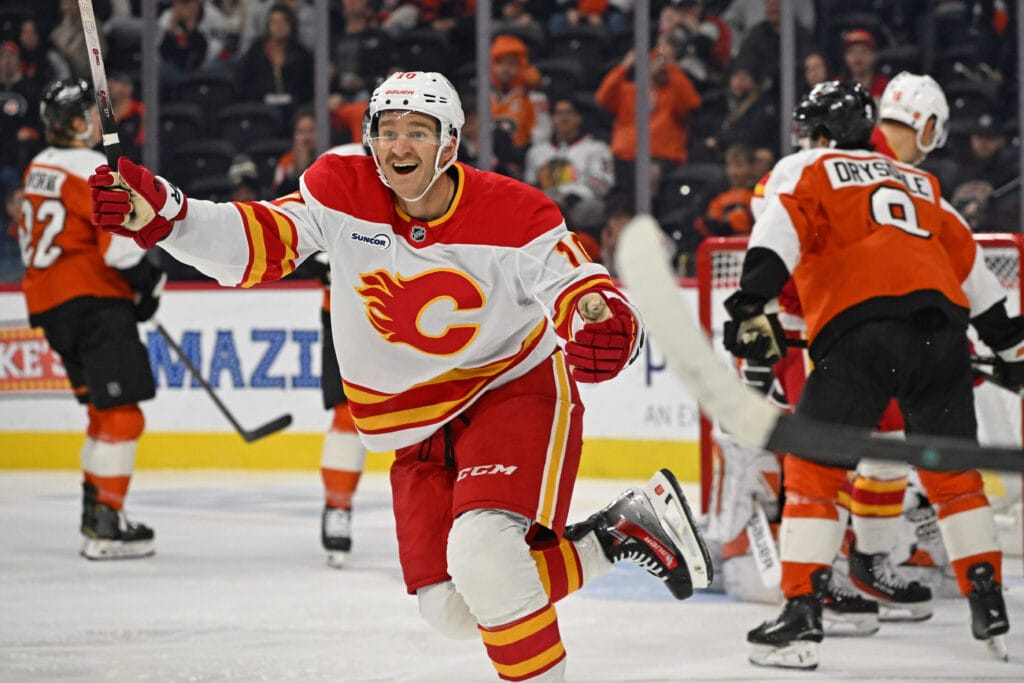 10 observations: Flyers fall in embarrassing fashion to cellar-dwelling Flames as shooting woes continue