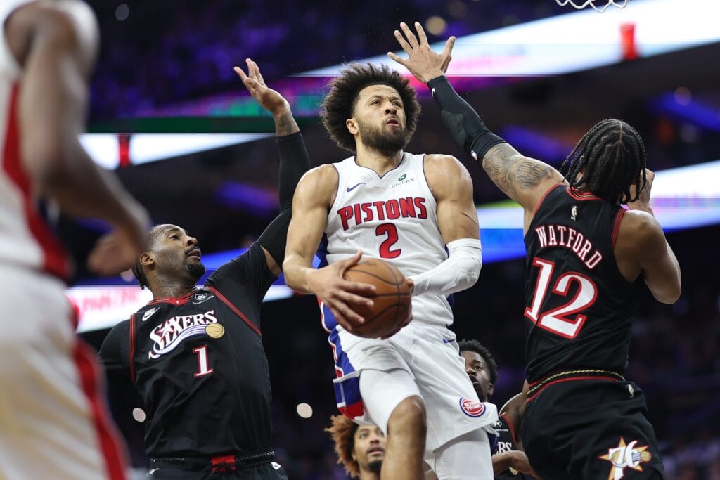 Instant observations: Tyrese Maxey scores 33 in Sixers loss to Pistons