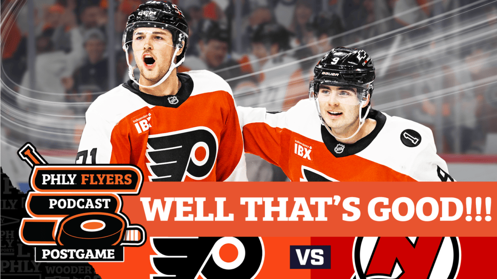 Tyson Foerster SCORES TWICE in 17 SECONDS to pace Flyers’ win over Devils | PHLY Flyers Postgame