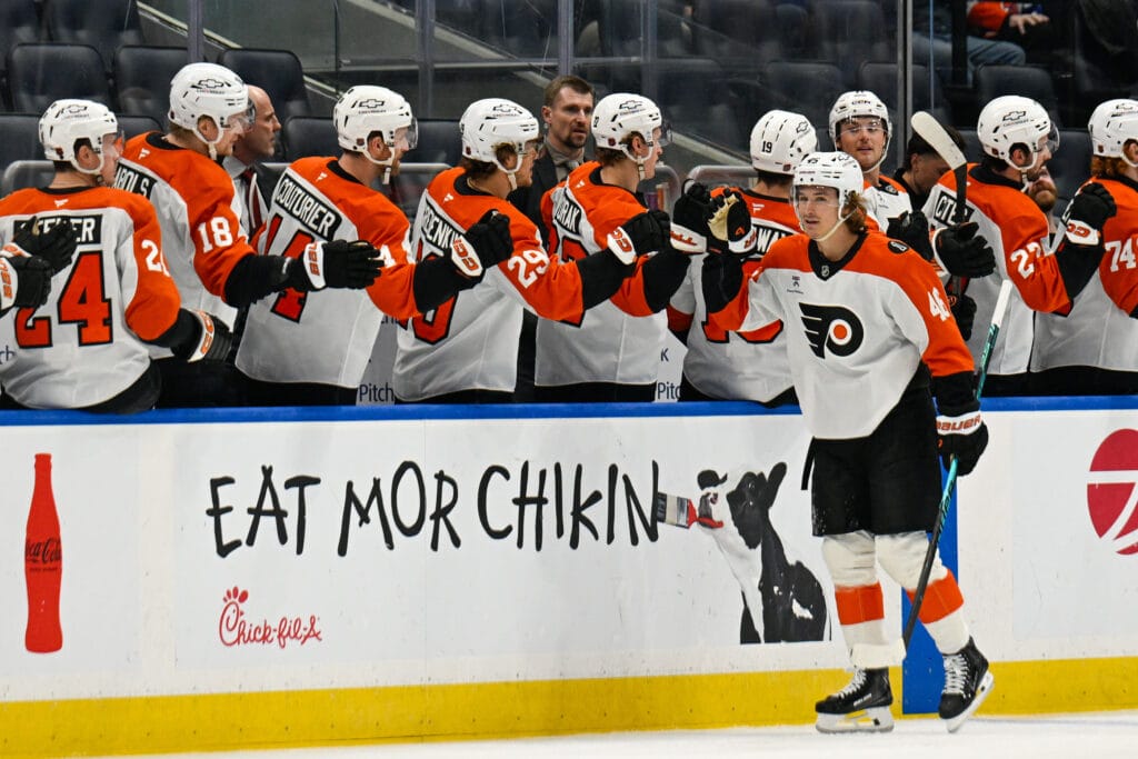 5 observations: Flyers blow three-goal lead, but Zegras and Ersson’s shootout magic continues in 4-3 win
