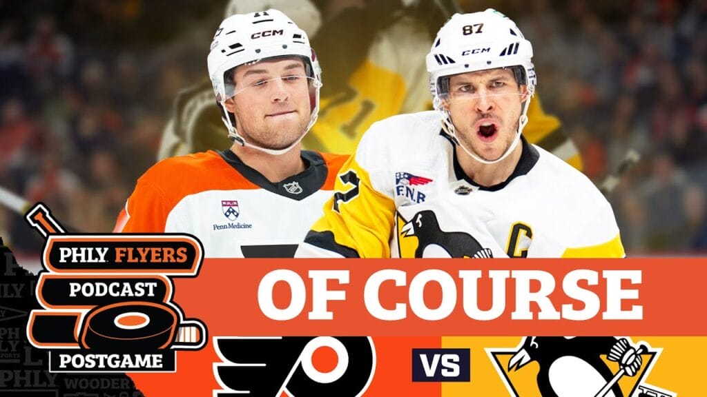 Tyson Foerster injured, Sidney Crosby dominates in Flyers loss to Penguins | PHLY Flyers Postgame