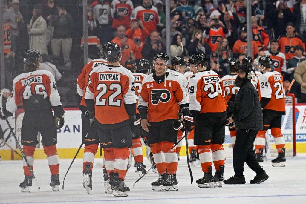 10 observations: Flyers have little trouble taking apart Celebrini and Sharks, cruise by 4-1 final score