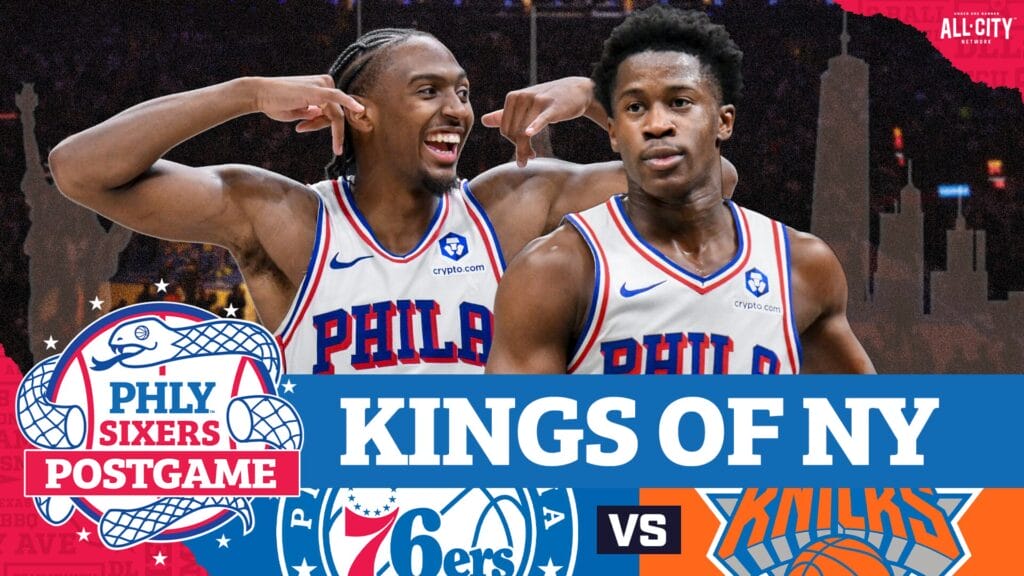PHLY Sixers Podcast: Tyrese Maxey, VJ Edgecombe SHOOT Sixers to BIG win over Knicks