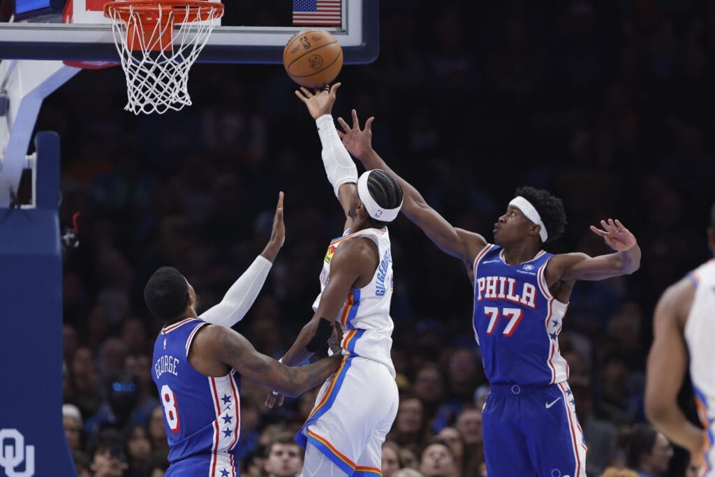 Instant observations: Thunder dominate Sixers in second-half beatdown