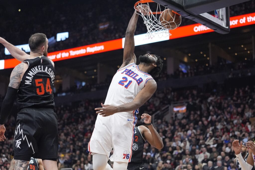 Instant observations: Sixers ride 80-point first half to win over Raptors