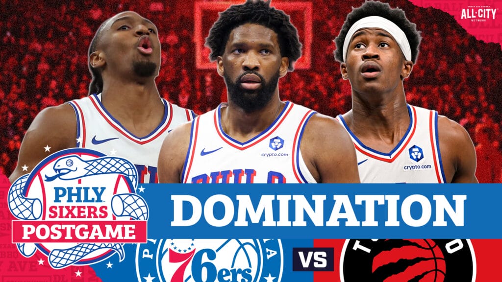 PHLY Sixers Podcast: Tyrese Maxey, Sixers shoot LIGHTS OUT in commanding win over Raptors