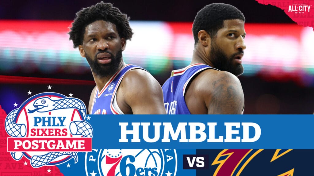 PHLY Sixers Podcast: Tyrese Maxey, Sixers HUMILIATED in blowout loss to Donovan Mitchell, Cavs