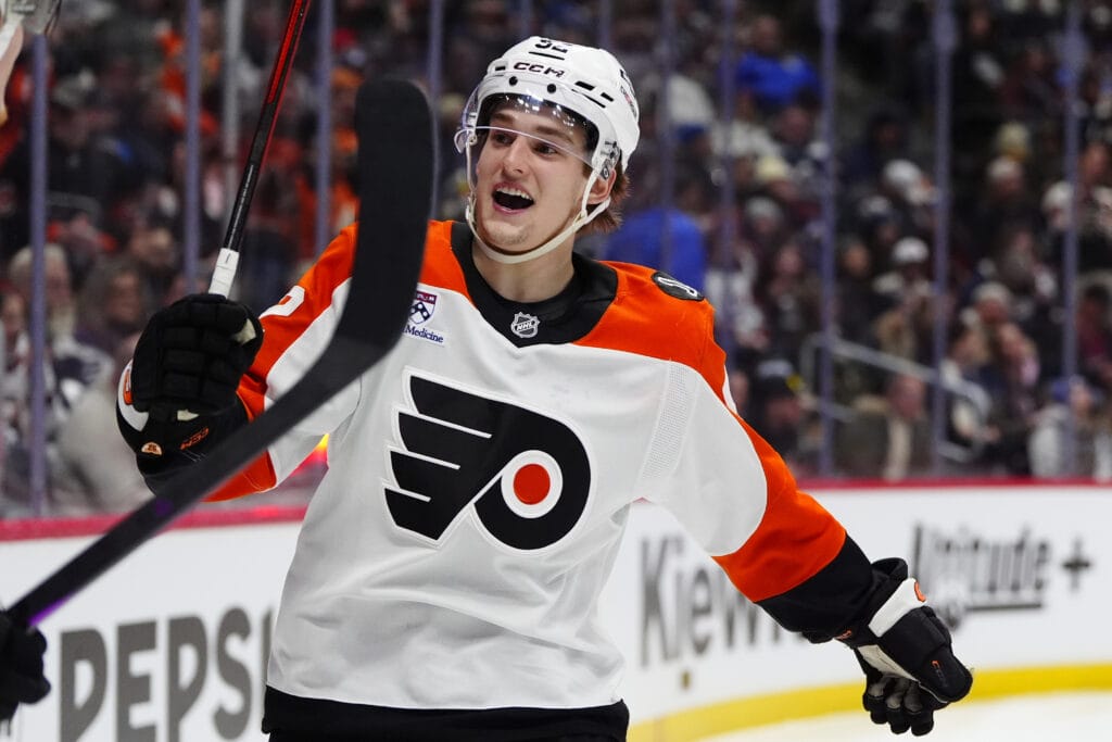 Denver Barkey looks here to stay — both with Flyers, and as Trevor Zegras’ new roommate