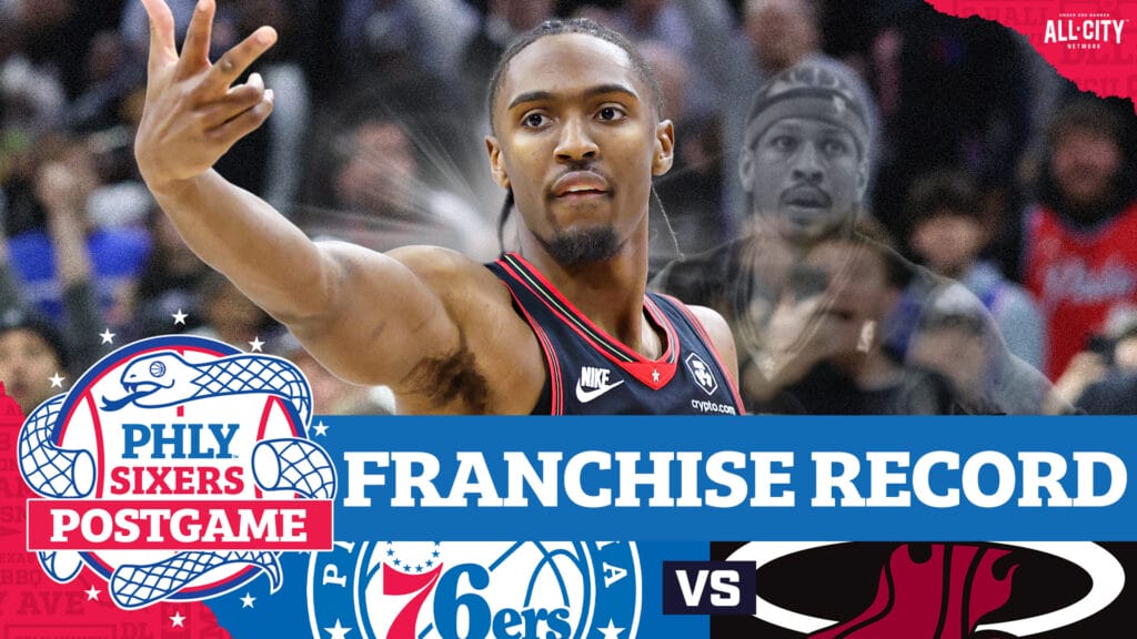 PHLY Sixers Podcast: Tyrese Maxey’s RECORD-SETTING Night Helps Sixers Secure Win Over Heat