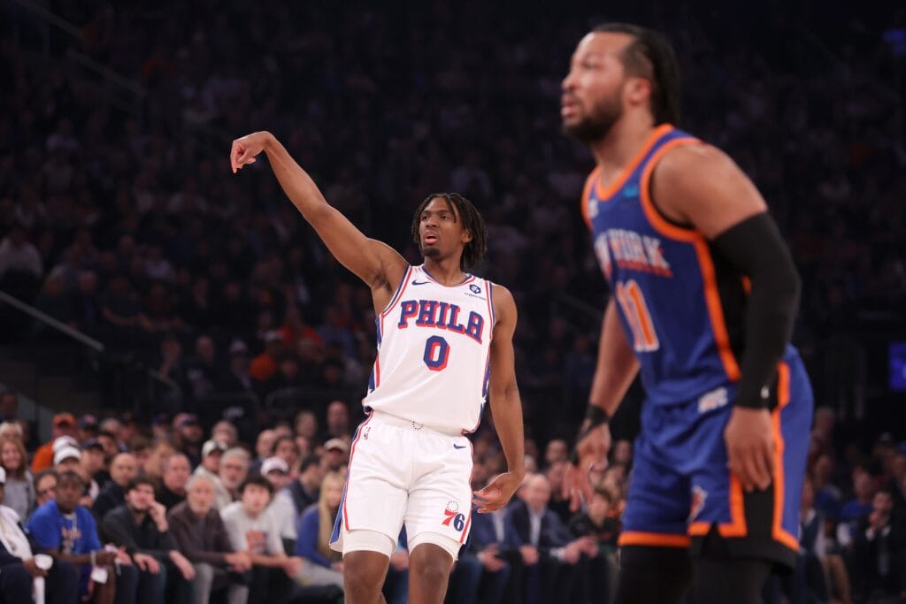 The data behind Tyrese Maxey’s historic 3-point shooting