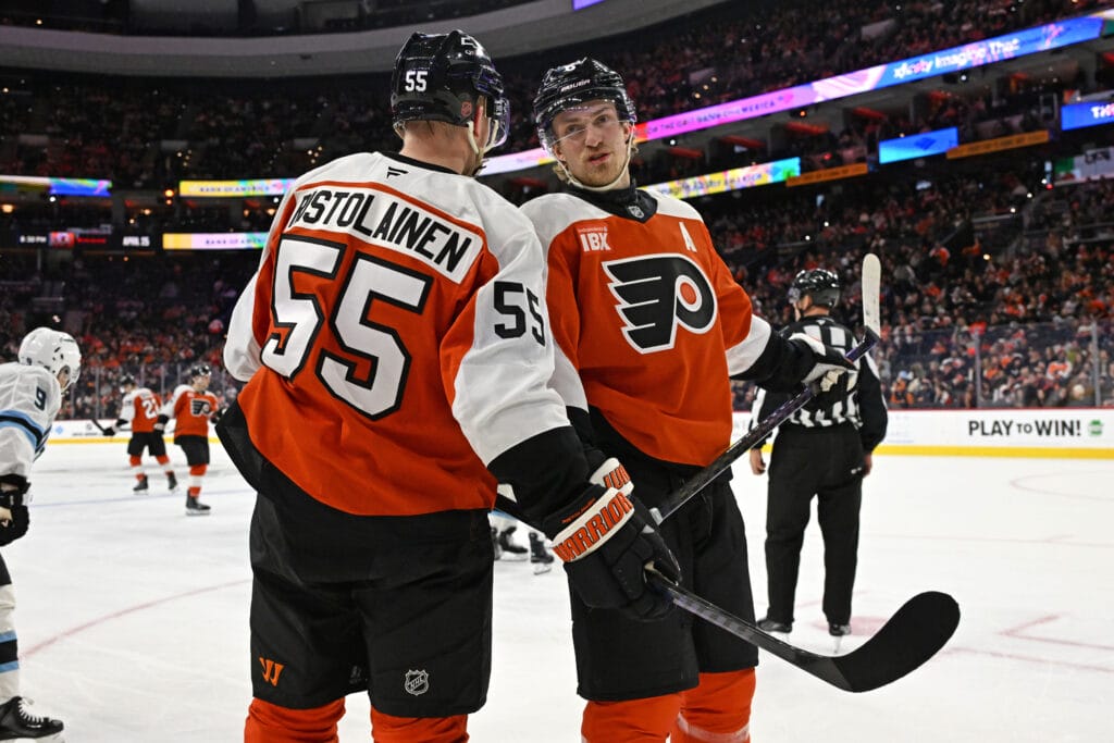 10 observations: Flyers deliver poor effort against Utah as winning streak comes to end with trade deadline looming