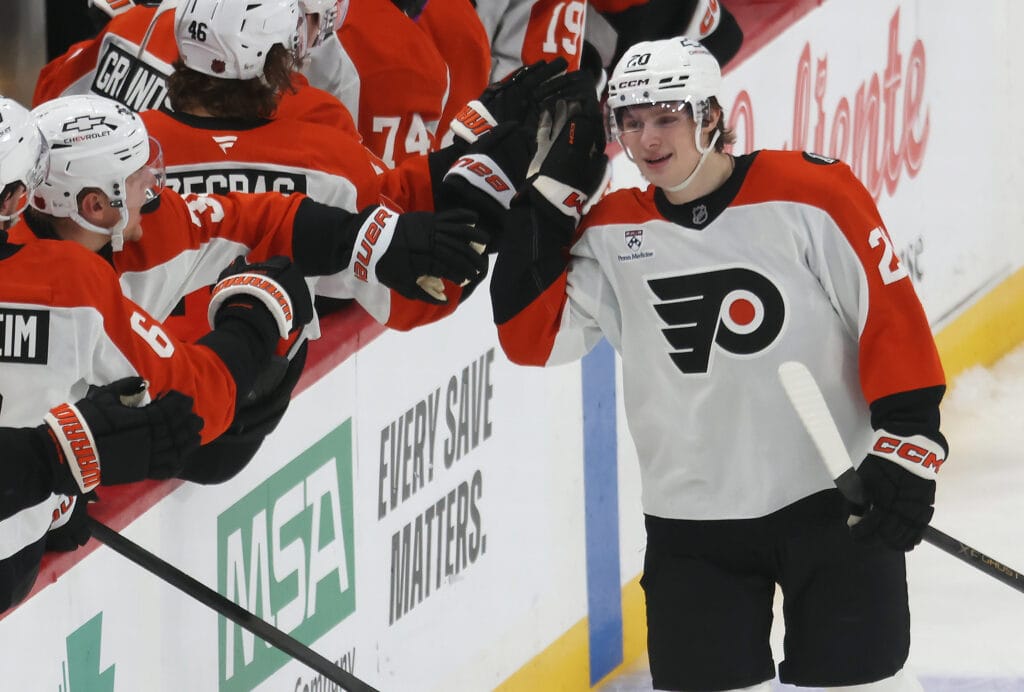 5 observations: Fueled by Alex Bump’s successful NHL debut, Flyers take down rival Penguins in shootout