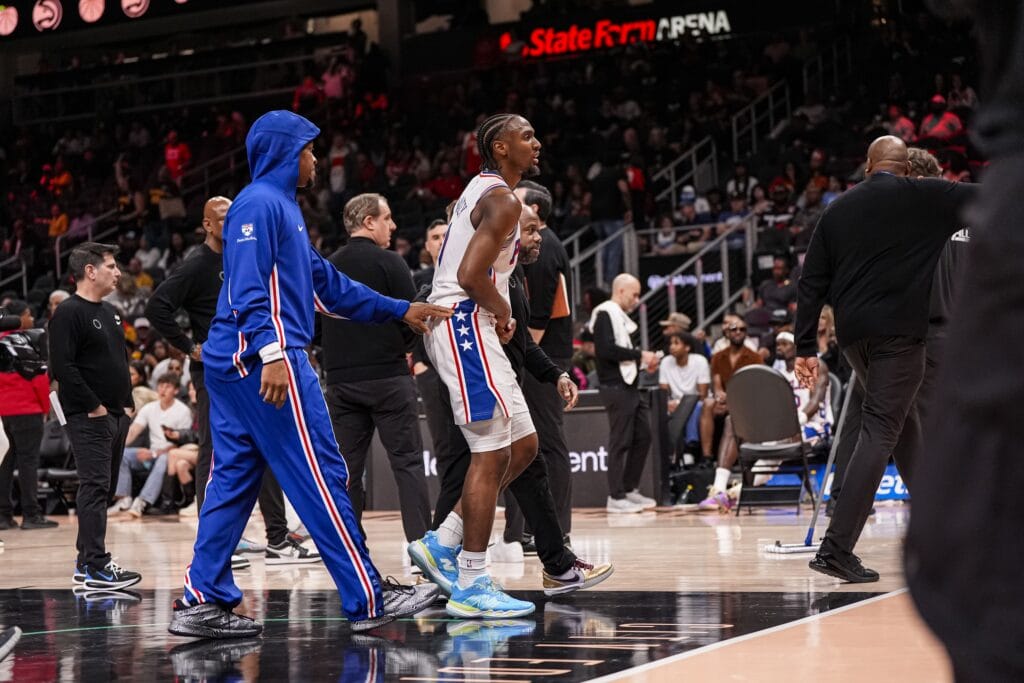 Tyrese Maxey out at least three weeks with pinky tendon injury