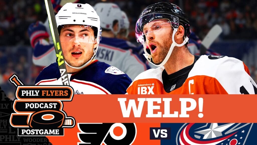 Couturier’s goal, Flyers late rally NOT ENOUGH in huge letdown vs Blue Jackets | PHLY Flyers Podcast