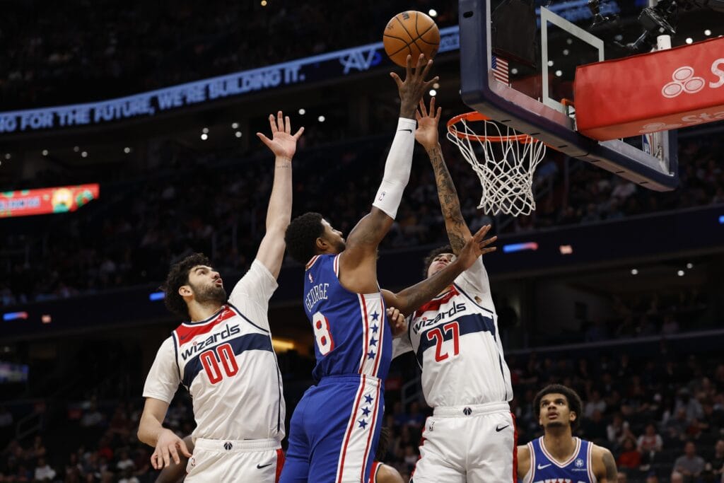 Instant observations: Paul George drops 39 points to lead Sixers past Wizards