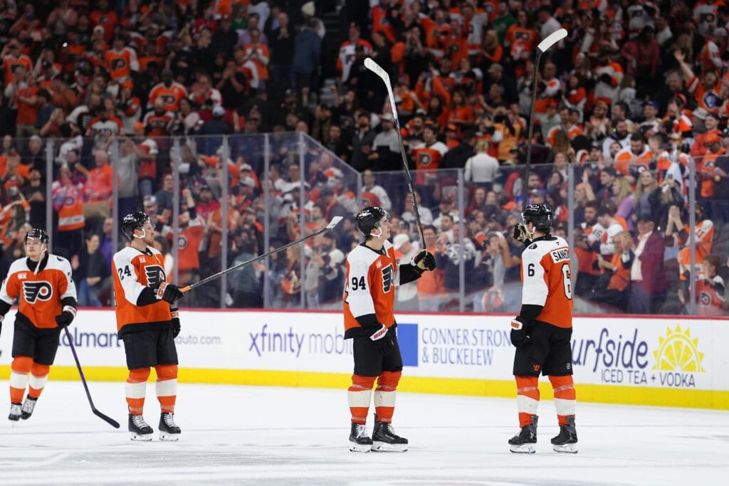The Flyers are still building for the future. But for the first time in six years, the present isn’t so bad, either