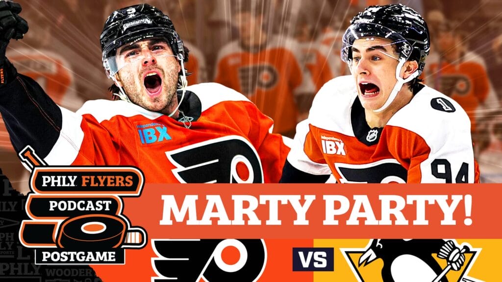 POSTGAME: MARTONE, DRYSDALE SCORE IN STANLEY CUP PLAYOFF DEBUTS TO PUT FLYERS UP 1-0 VS PENGUINS